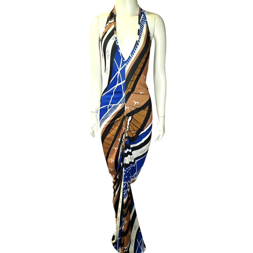 Missing Polynesia Long Halter Dress - NWT